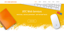 Desktop Screenshot of btcservices.com
